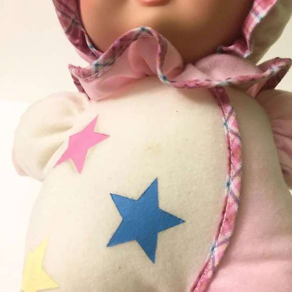 Vintage HK City Toys Soft Baby Doll Plush 14 Inch Tall Puffalump Style Doll TLC - Picture 12 of 16